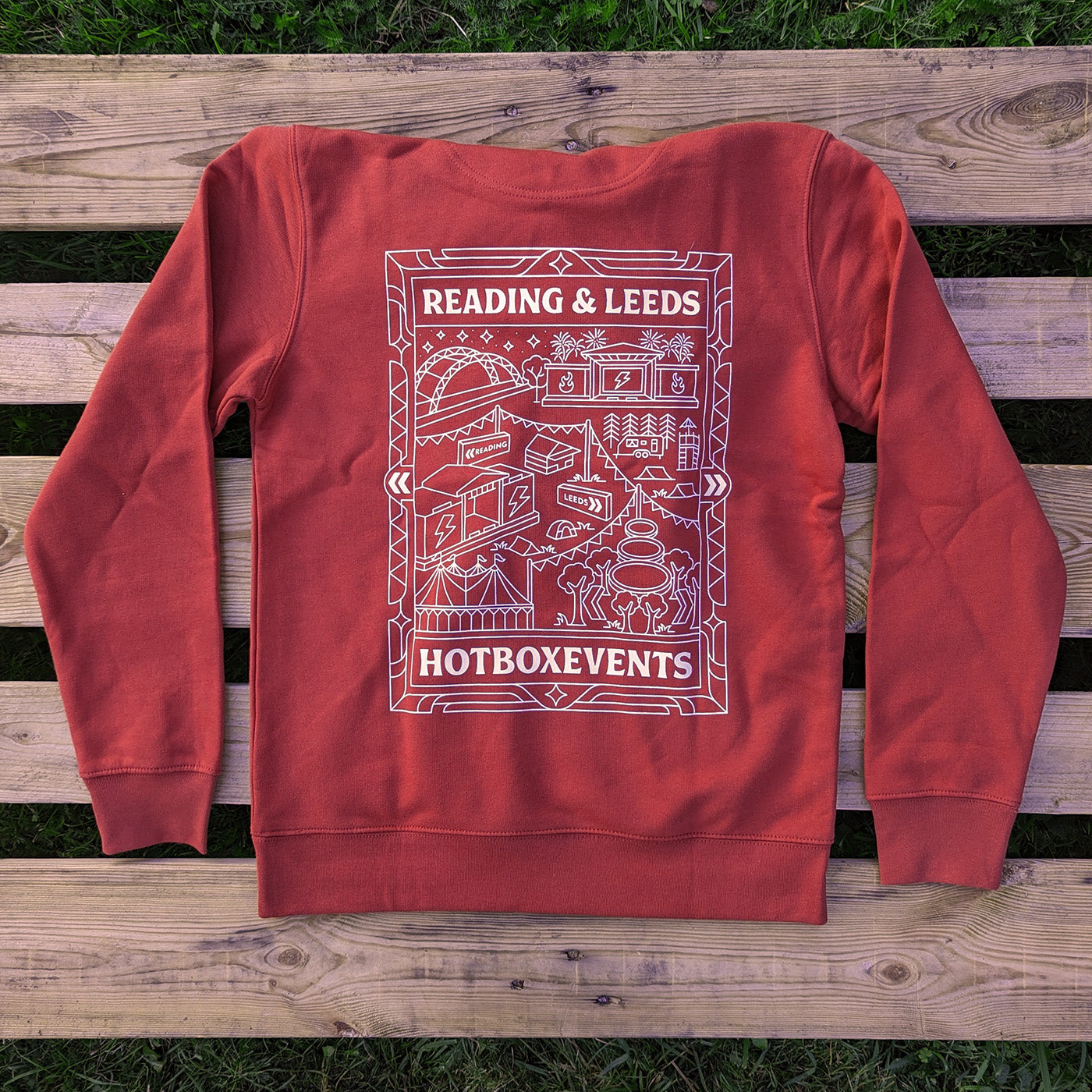 Reading Festival and Leeds Festival Hoodie - Back