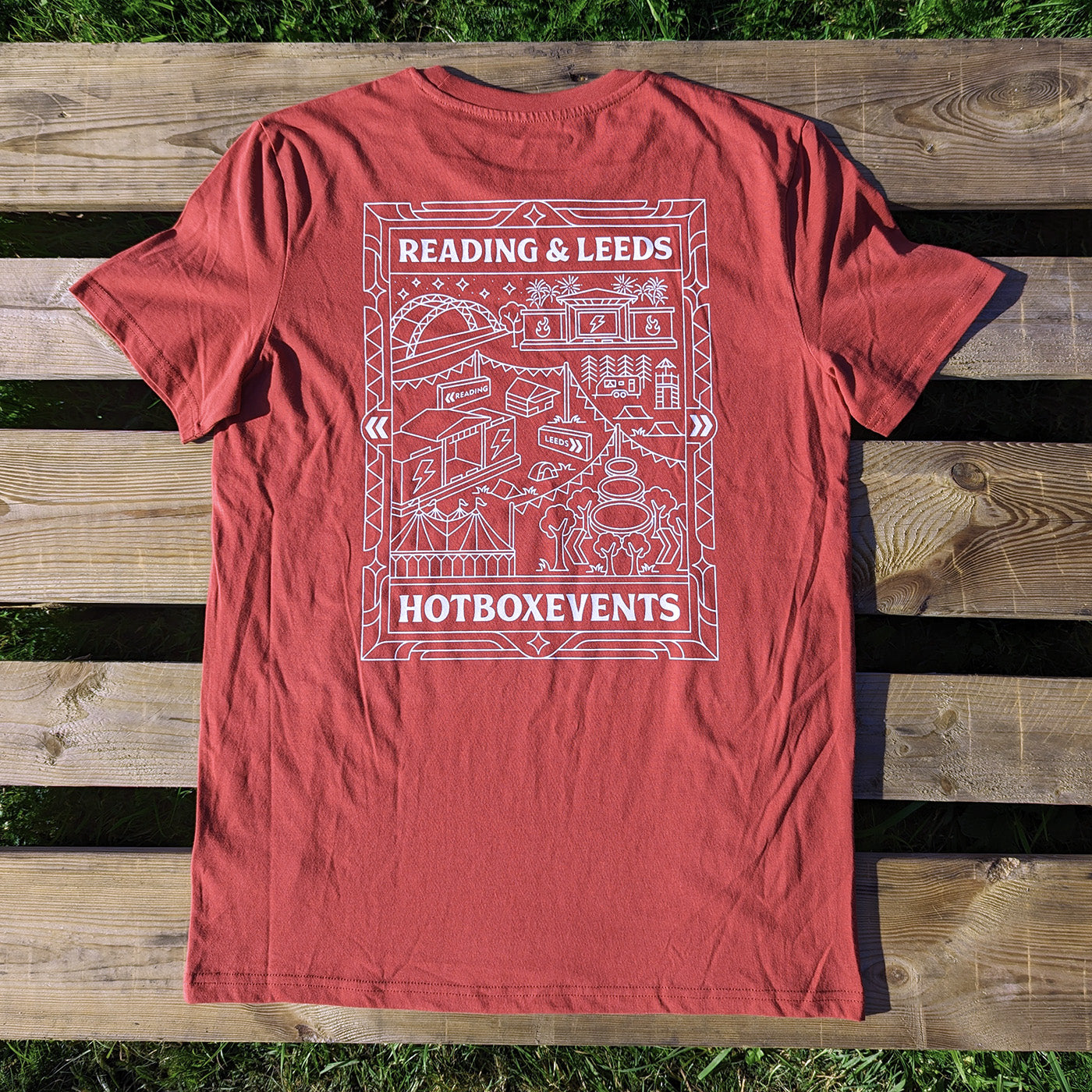 Reading Festival and Leeds Festival T-Shirt - Back
